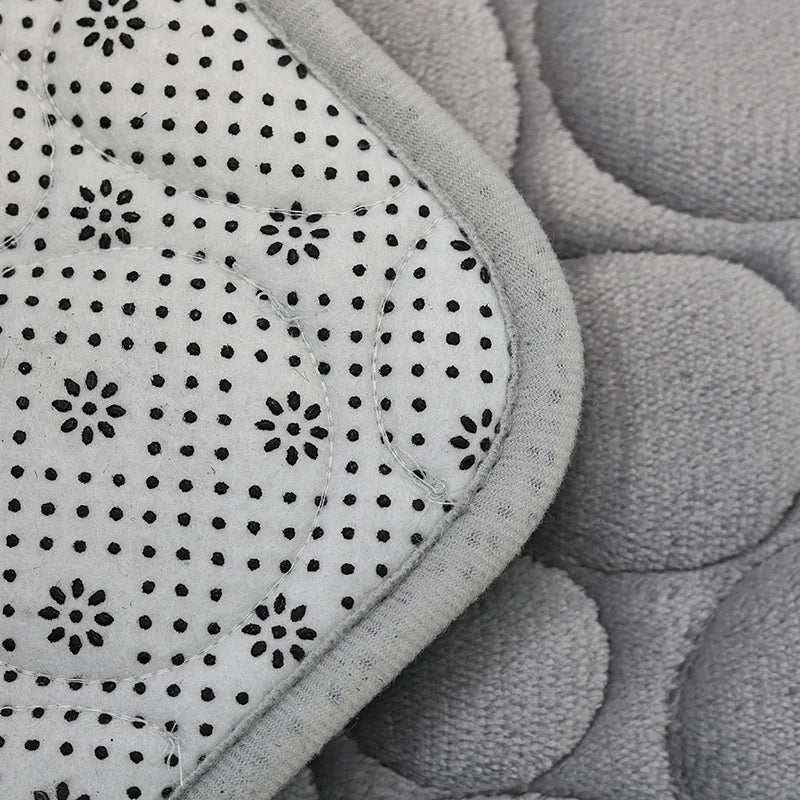 Grey 2 pieces bath mats