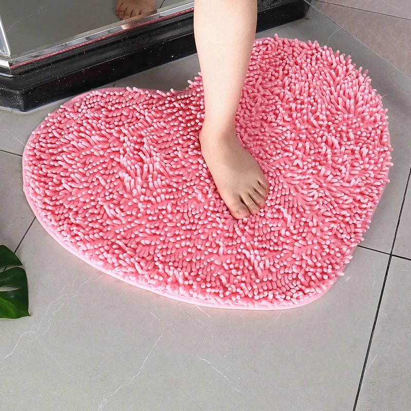 Heart Shaped Bath Mat