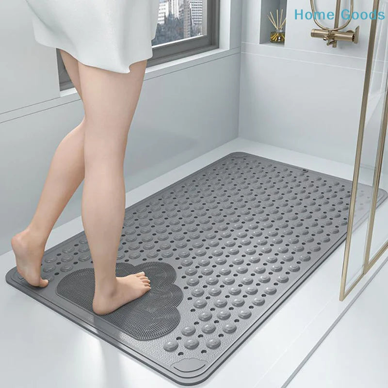Bath Mat for the Tub and Foot Scrub Panel