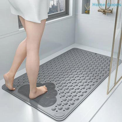 Bath Mat for the Tub and Foot Scrub Panel
