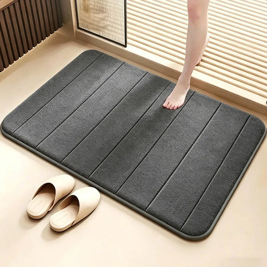 Anti Slip Bath Mat in Charcoal