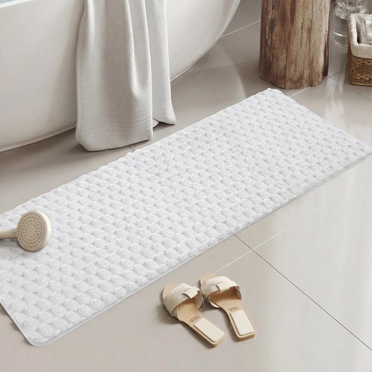 Quilted Bath Mat in a Long Runner