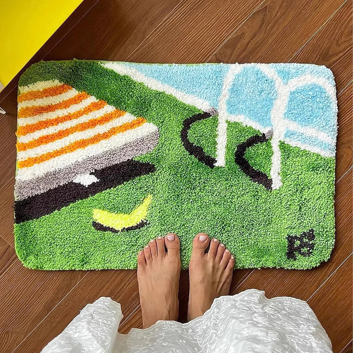 Sunny Day Scene Bath Mat