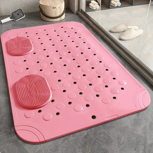 Pink Anti slip Rubber Bath Mat