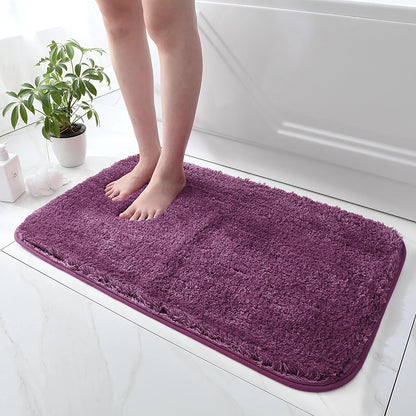 Purple Bath Mat in Ultra Soft Plush