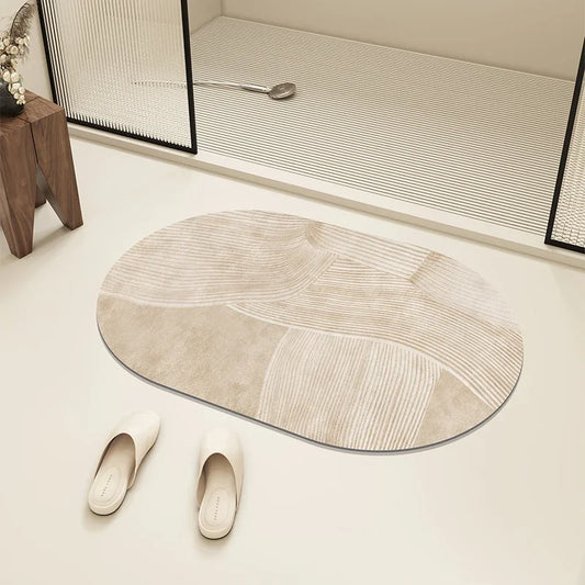 Cream Color Bath Mat