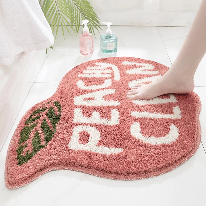 Tufted bath mat - Peachy Clean
