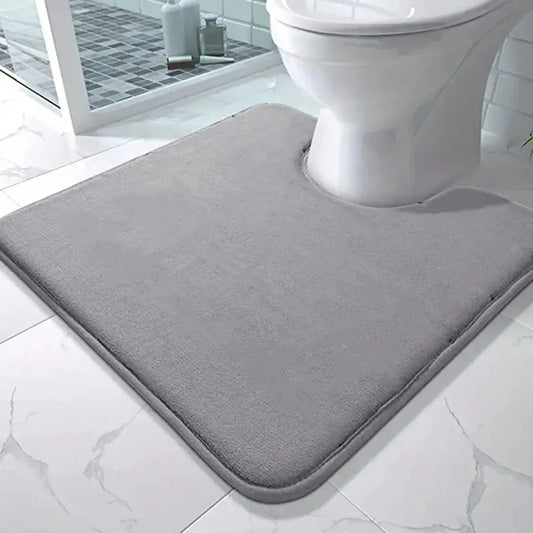 Contour toilet mat in grey