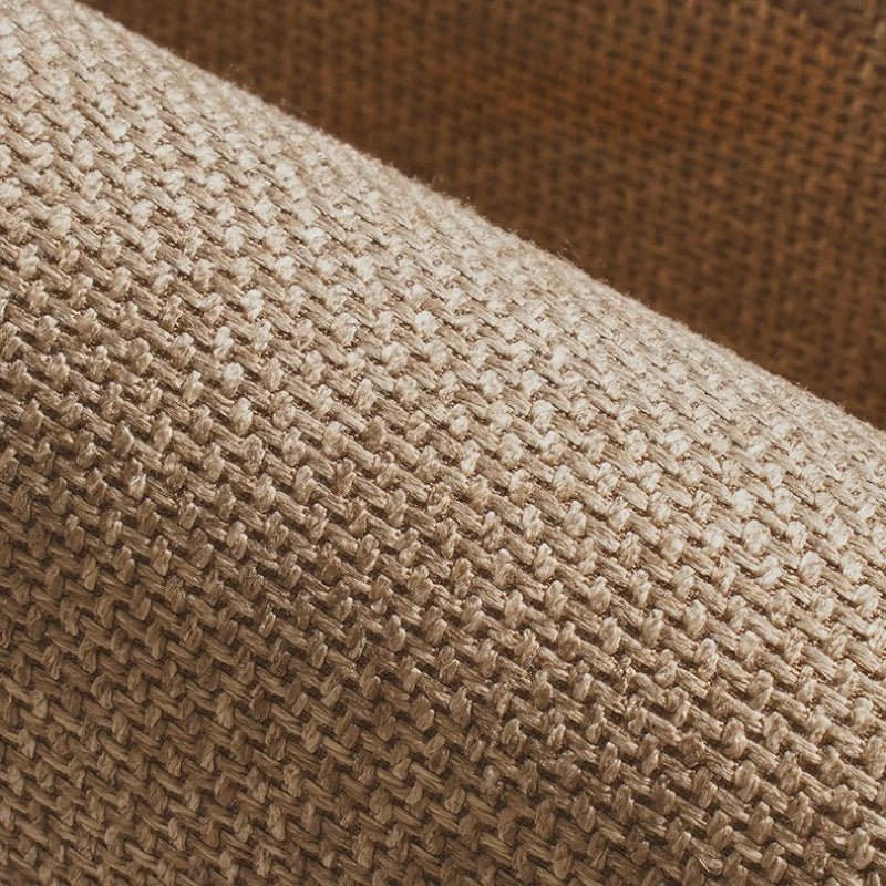Curved Linen Bath Mat