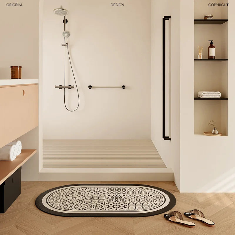 Moroccan Tile Bath Mat
