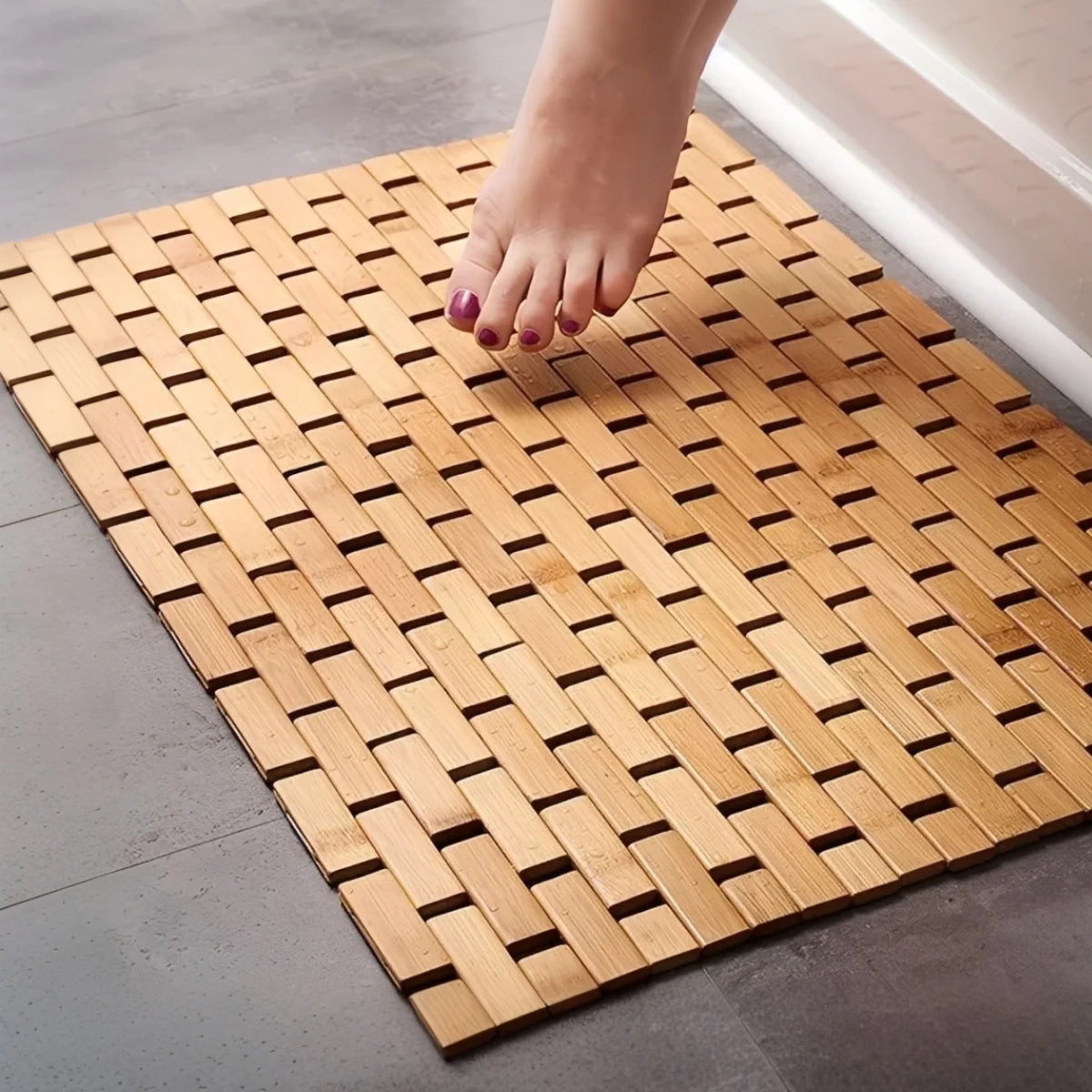 Bamboo Bath Mat