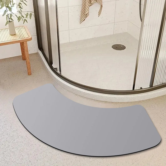 Curved Bath Mat for Round Showers