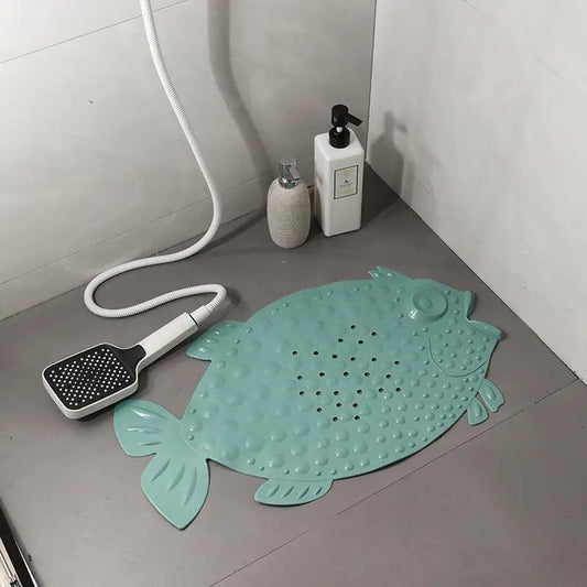 Fish shower mat