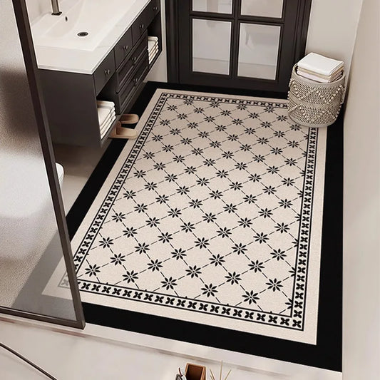 Tile Print Bath Mat