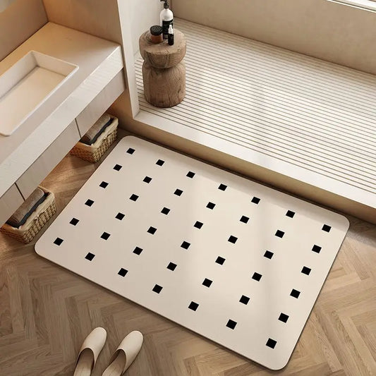 Polka Dot Bath Mat