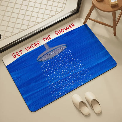 Get Under the Shower bath mat