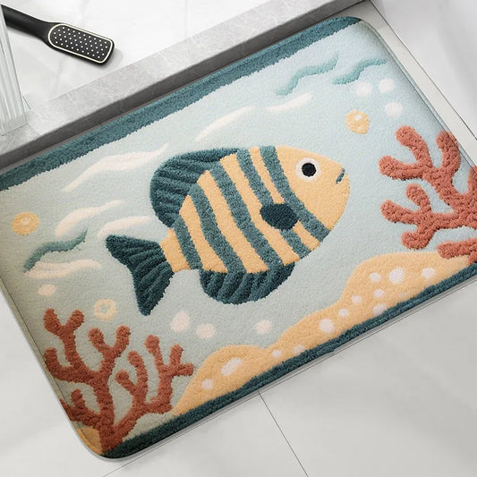 Fish Bath Mat