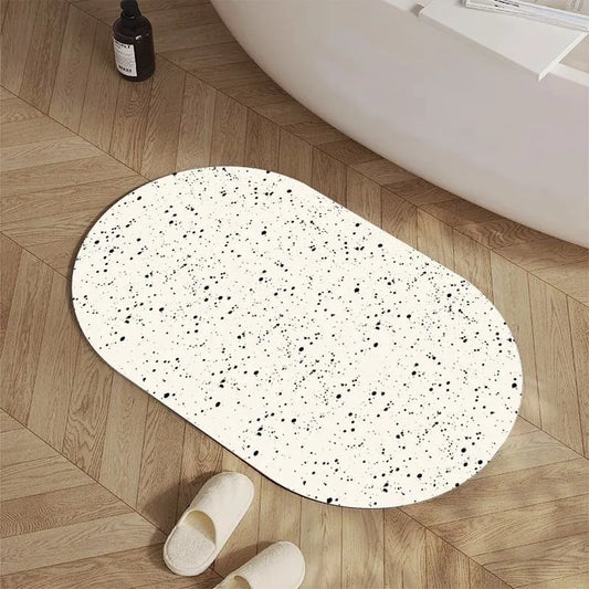 Speckled Bath Mat in Cream