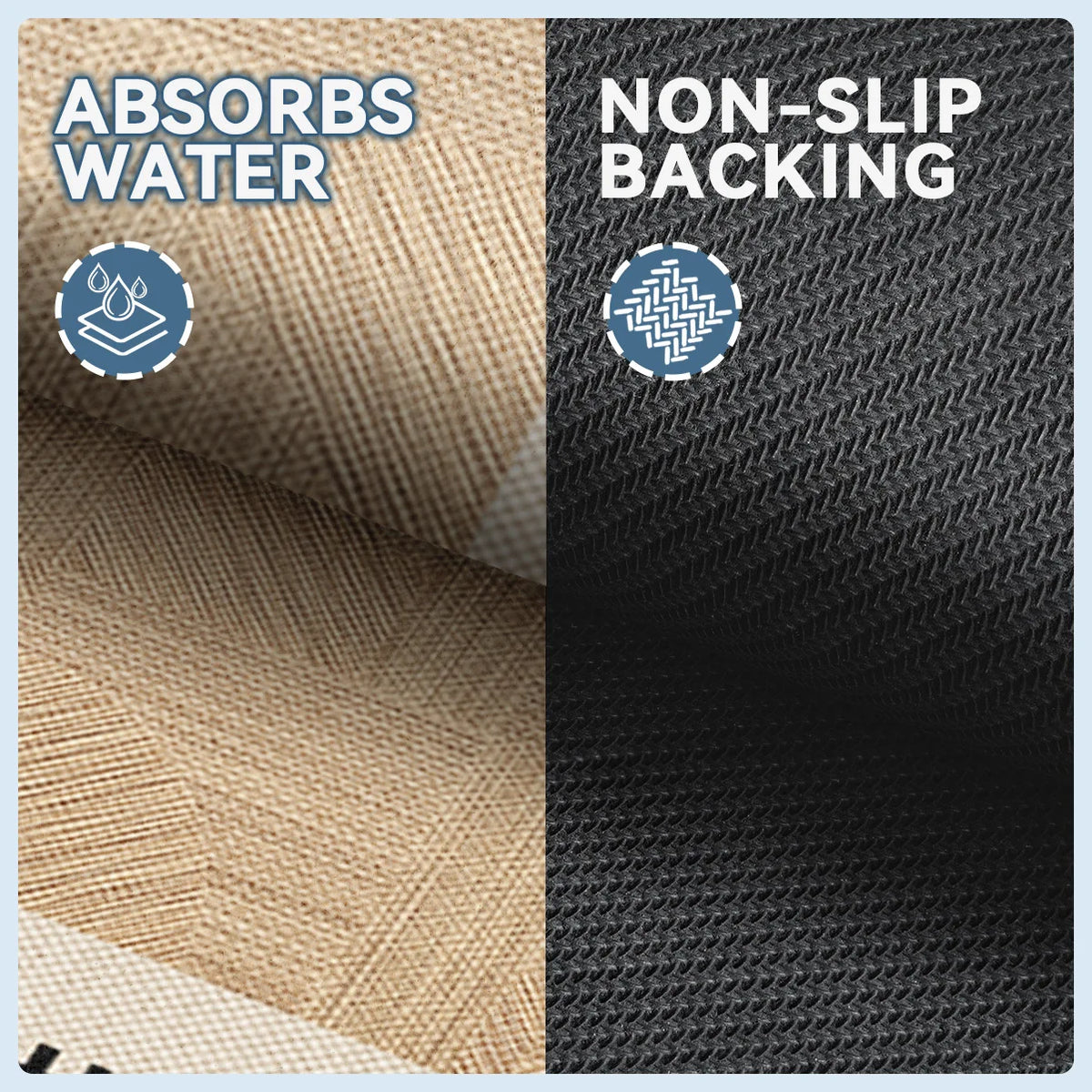 Woven Texture Bath Mat