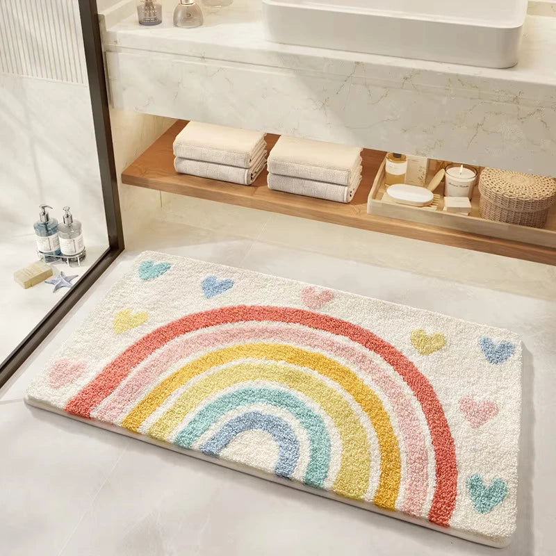 Rainbow Bath Mat