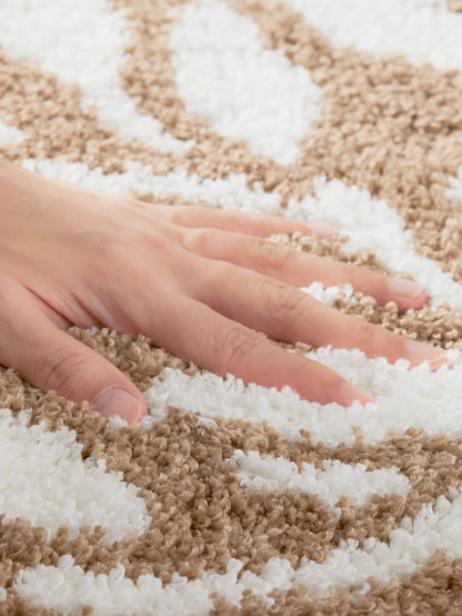 Leaf Design Bath Mat