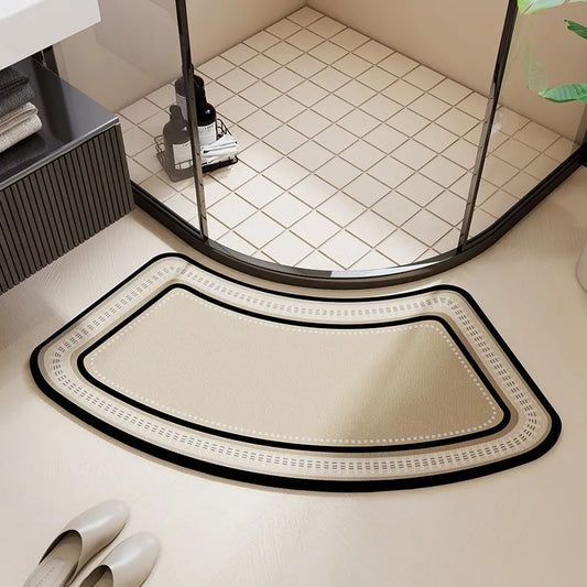 Arc Bath Mat in Cream