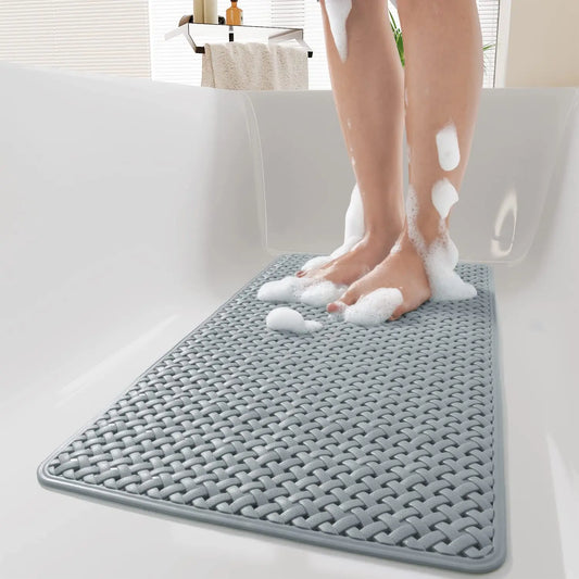 Anti Slip Bathtub Mat in Grey