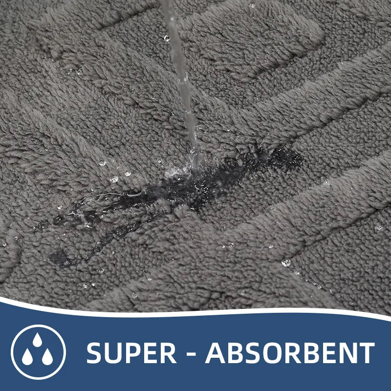 Charcoal Bath Mat Set