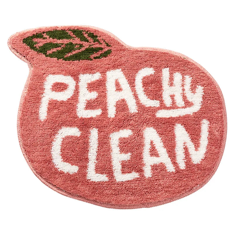Tufted bath mat - Peachy Clean