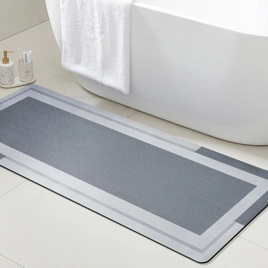 Long thin bath mat