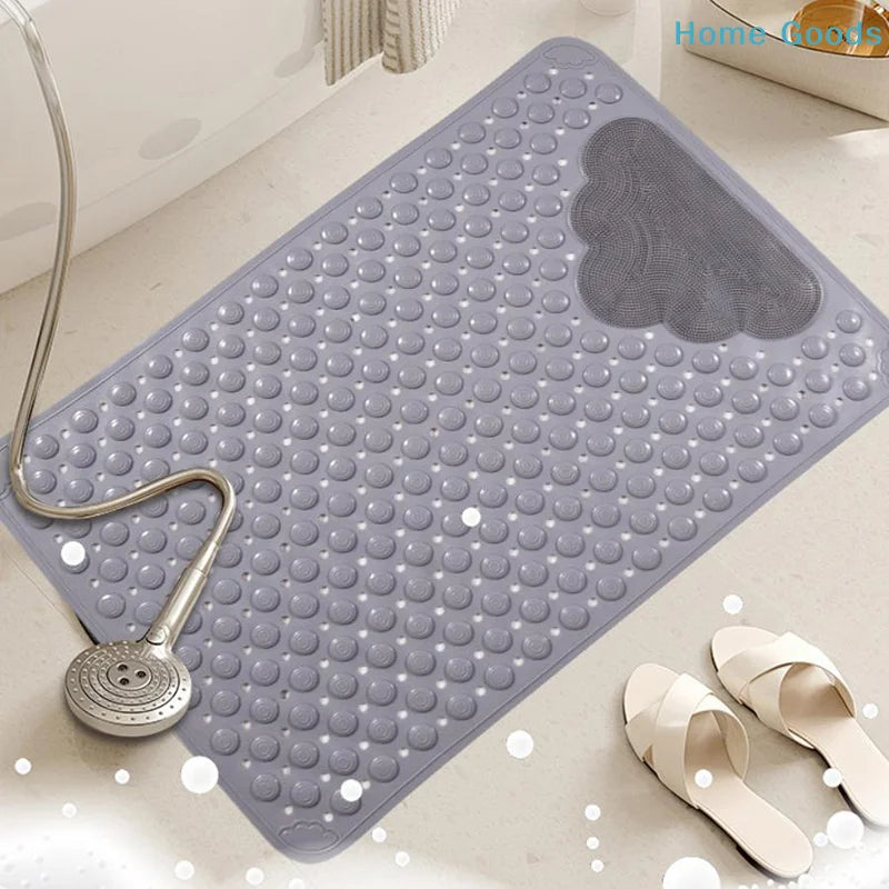 Bath Mat for the Tub and Foot Scrub Panel