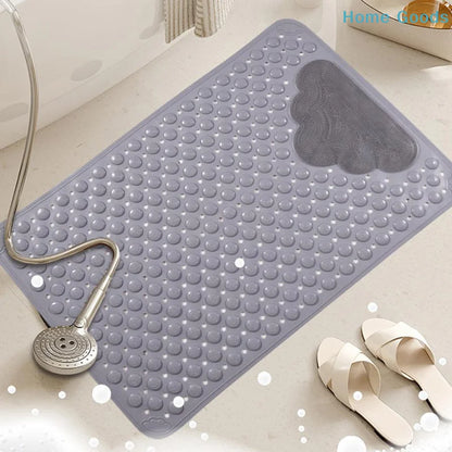 Bath Mat for the Tub and Foot Scrub Panel