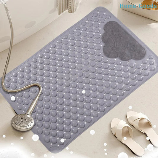 Bath Mat for the Tub and Foot Scrub Panel