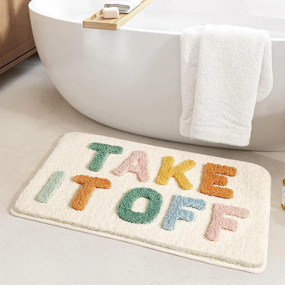 Fun Bath Mat - Take It Off Slogan