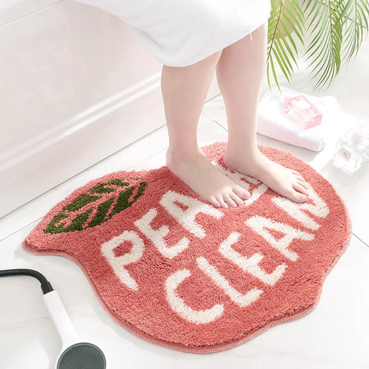 Tufted bath mat - Peachy Clean