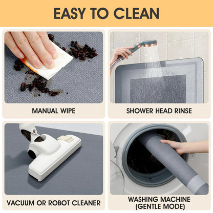 Long thin bath mat