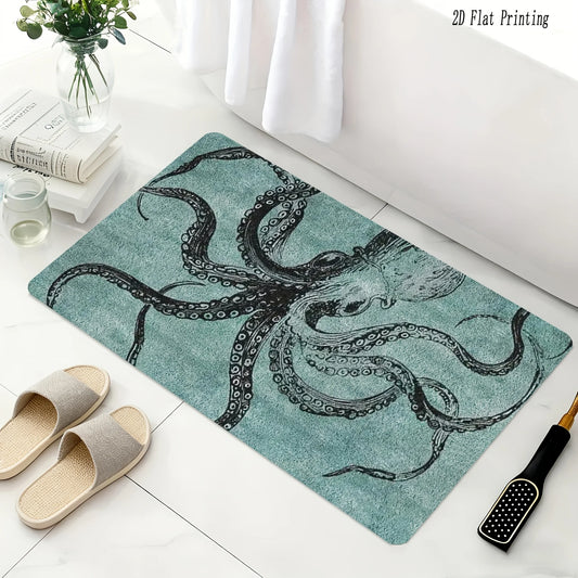 Octopus bath mat