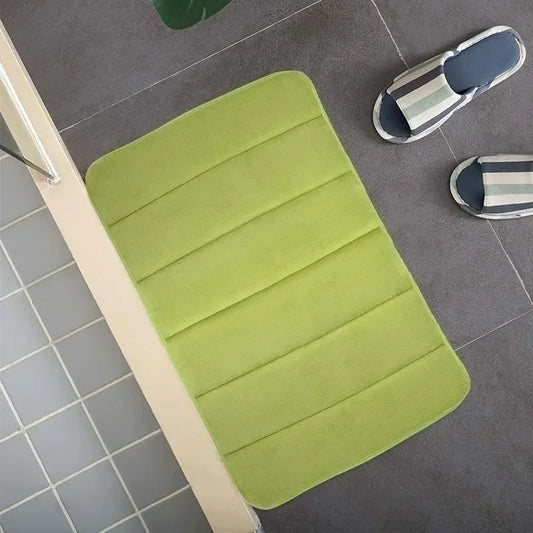 Green Memory Foam Bath Mat