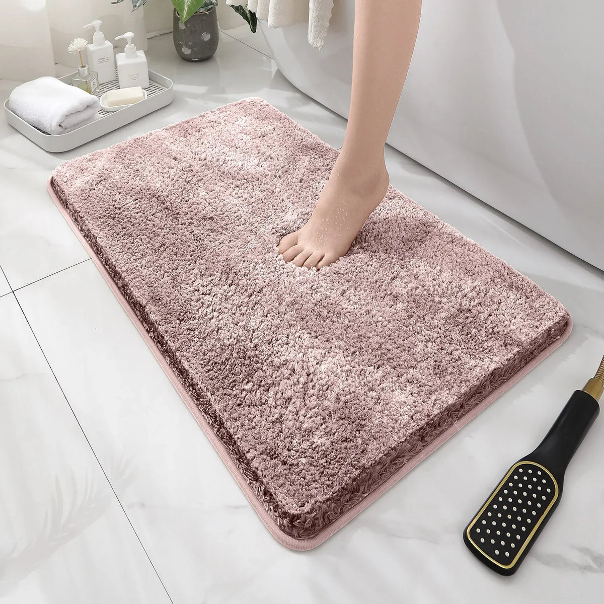 Pink Bath Mat