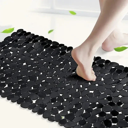 Black Non Slip Bath Mat