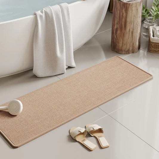 Linen Bath Mat Runner